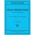 Image links to product page for Deux Morceaux for Clarinet and Piano