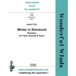 Image links to product page for Winter in Sherwood: Phantasy for Flute, Clarinet and Piano