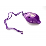 Image links to product page for Rainbow 4-hole Ocarina, Purple, Key D